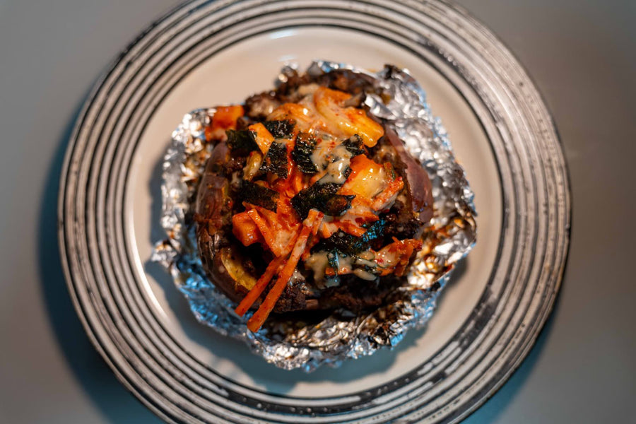 Zoete Aardappel Bulgogi met JIMCHI - JIMCHI