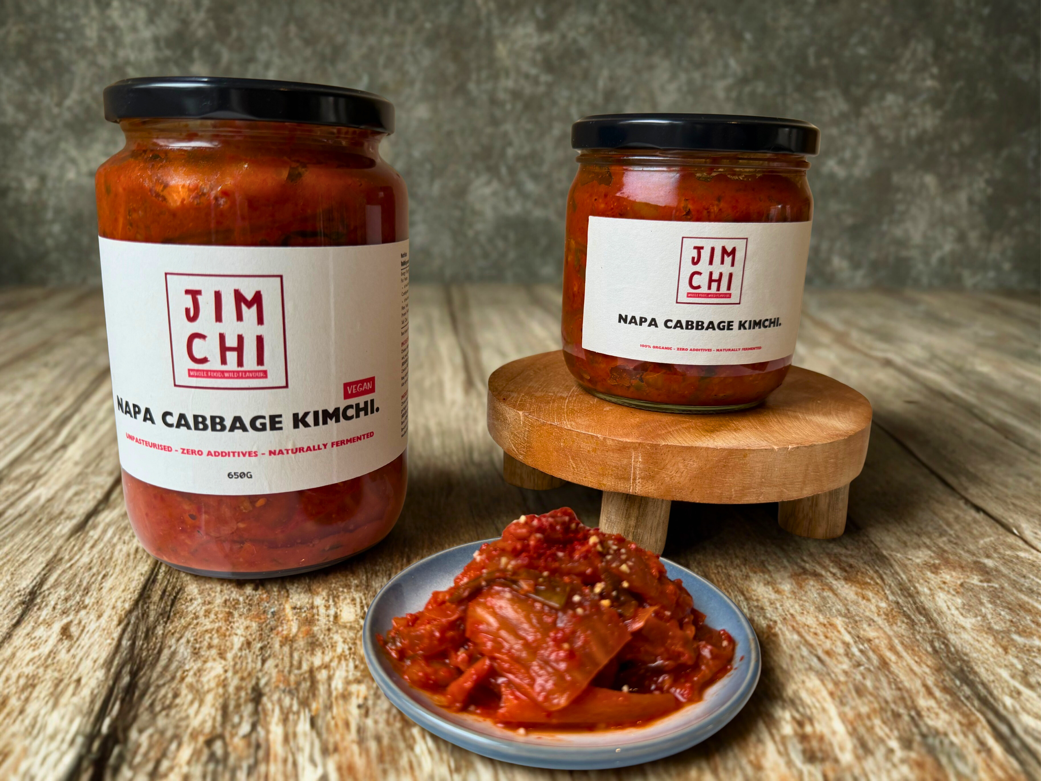 Jimchi Original Kimchi 350g | Organic | Unpasteurised | Zero Additives
